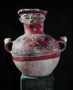 Graburne, aus Mixco Viejo, Chimaltenango (polychrom)